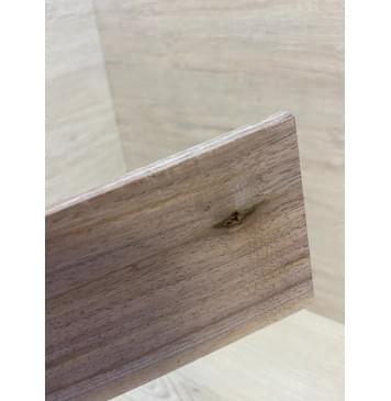 Орех Американский Заболонь заготовка накладки на головку грифа Радиал АА 5.3х95х225 мм-1