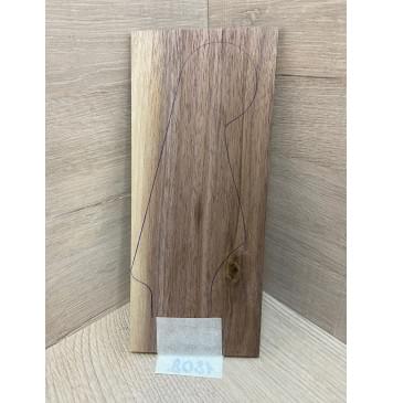 Орех Американский Заболонь заготовка накладки на головку грифа Радиал А 5х95х225 мм-0