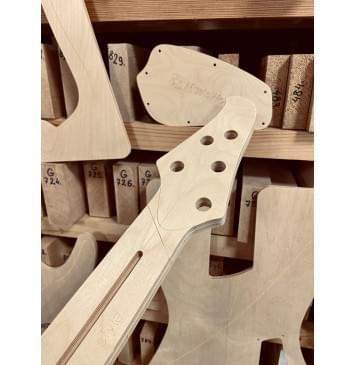 Dingwall D-rock 5, 20 ладов, 34-37", Single bass bridge Hipshot style, полный комплект для фрезеровки гитары, фанера 8мм-7