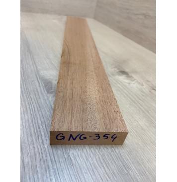 Махагон Кая, заготовки грифа для безголовой гитары, Смешанный ААА, 23х83х590 мм-4