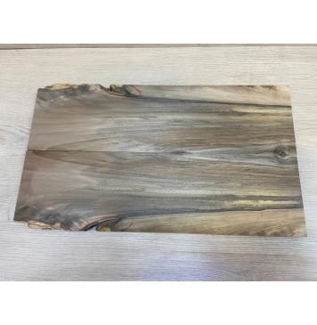 Орех Грецкий заготовка на топ для Тревел гитары Смешанный А 12х144х510 мм - 2 шт. (книжкой)-1