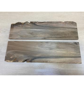 Орех Грецкий заготовка на топ для Тревел гитары Смешанный А 12х144х510 мм - 2 шт. (книжкой)-8