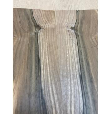 Орех Грецкий Заболонь заготовка на топ Смешанный А 12х170х500-400мм - 2 шт. (книжкой)-1