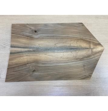 Орех Грецкий заготовка на топ Смешанный А 12х158х495-400 мм - 2 шт. (книжкой)-0