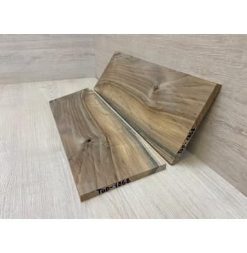 Орех Грецкий заготовка на топ Смешанный А 12х158х495-400 мм - 2 шт. (книжкой)-2