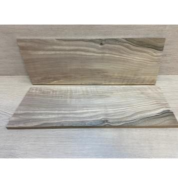 Орех Грецкий Волнистый заготовка на топ Смешанный АА 13х172х505-490 мм - 2 шт. (книжкой)-8