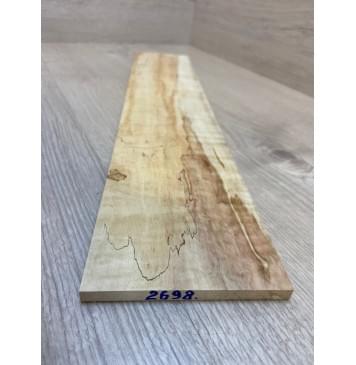 Клён Американский заготовка накладки для электрогитары Смешанный ААА 8х110х550 мм-1