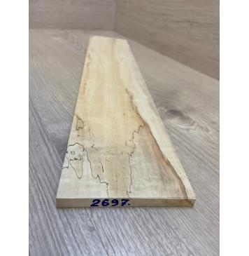 Клён Американский заготовка накладки для электрогитары Смешанный ААА 10х110х555 мм-1