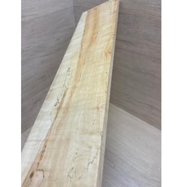 Клён Американский заготовка накладки для электрогитары Смешанный ААА 10х110х555 мм-4