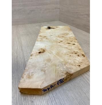 Тополь Кап Белолистка  заготовка на топ под заливку Смешанный АА 22х185-175х450-380 мм (1шт под распил)-1