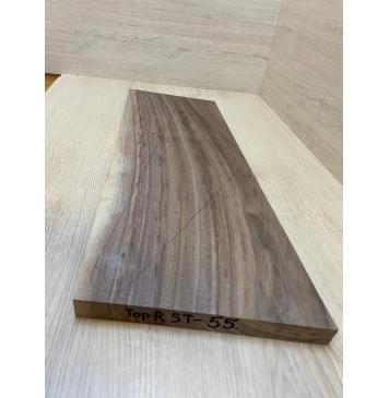 Орех Американский заготовка на топ Смешанный АА 24х230-210х600-595 мм (1шт под распил)-2