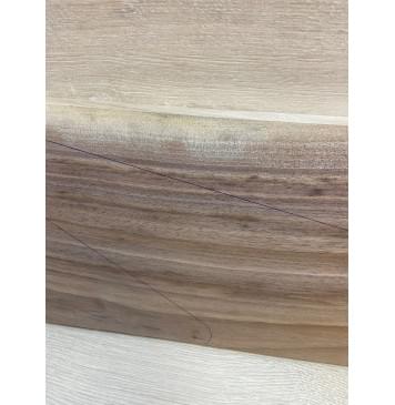 Орех Американский заготовка на топ Смешанный АА 24х230-210х600-595 мм (1шт под распил)-12