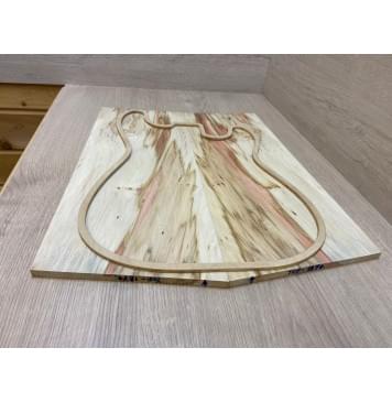 Клён Американский заготовка на топ Смешанный АА 10х213-187х495-480 мм - 2 шт. (книжкой)-1