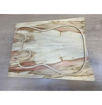 Клён Американский заготовка на топ Смешанный АА 10х213-187х495-480 мм - 2 шт. (книжкой)-4