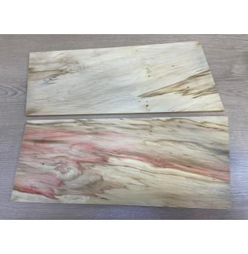 Клён Американский заготовка на топ Смешанный АА 10х213-187х495-480 мм - 2 шт. (книжкой)-3