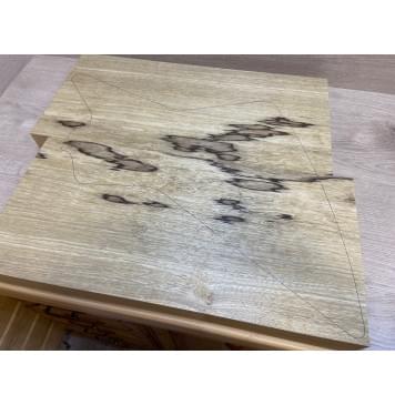 Корина Чёрная заготовка корпуса Смешанный АА 50х265х560 мм 2 шт  Корина Чёрная заготовка корпуса Смешанный АА 50х265х560 мм 2 шт -0