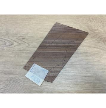 Орех Американский заготовка накладки на головку грифа Смешанный АА 5х120-90х200 мм-3