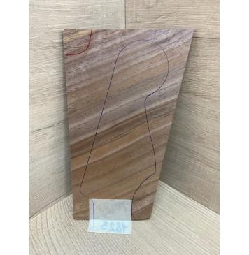 Орех Американский заготовка накладки на головку грифа Смешанный АА 5х120-90х200 мм-6