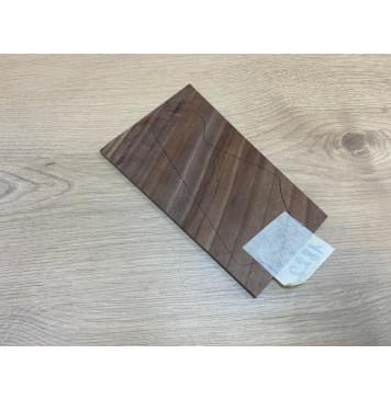 Орех Американский заготовка накладки на головку грифа Смешанный АА 5х120-90х190 мм-1