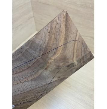 Орех Американский заготовка накладки на головку грифа Смешанный АА 6х114-82х190-185 мм-7