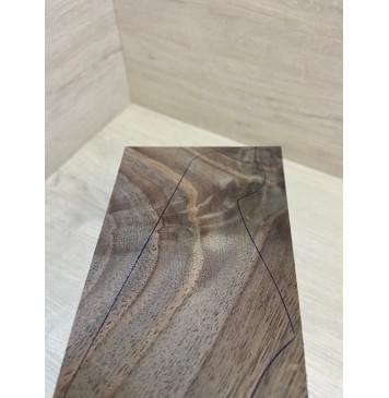 Орех Американский заготовка накладки на головку грифа Смешанный АА 6х114-82х190-185 мм-3