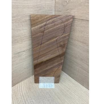 Орех Американский заготовка накладки на головку грифа Смешанный АА 5х105-78х195 мм-0