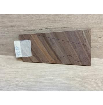 Орех Американский заготовка накладки на головку грифа Смешанный АА 5х105-78х195 мм-6