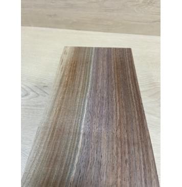 Орех Американский Заболонь заготовка накладки на головку грифа Радиал АА 6х128х260 мм-4