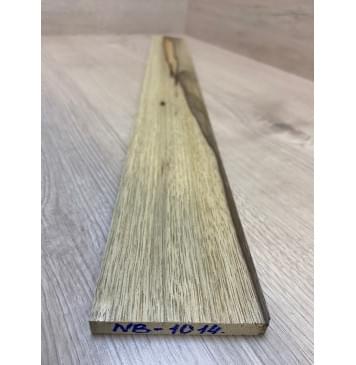 Корина Чёрная заготовка накладки для бас-гитары Радиал А 9.5х77х680 мм-1