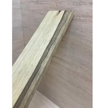 Корина Чёрная заготовка накладки для бас-гитары Радиал АА 10х76х680 мм-3