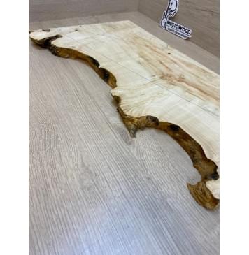 Клён Американский Каповый заготовка на топ Смешанный АА Кап АА 26х230-190х570-540 мм (1шт под распил)-2