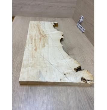 Клён Американский Каповый заготовка на топ Смешанный АА Кап АА 26х230-190х570-540 мм (1шт под распил)-3