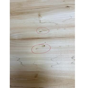 Клён Американский заготовка на топ Смешанный А 11х182-178х535-455 мм - 2 шт. (книжкой)-3