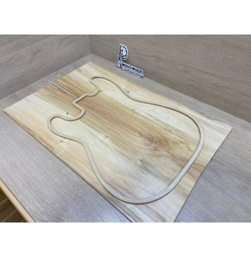 Клён Американский заготовка на топ Смешанный АА 8х190х595 мм - 2 шт. (книжкой)-4