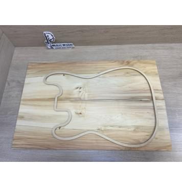 Клён Американский заготовка на топ Смешанный АА 8х190х595 мм - 2 шт. (книжкой)-0