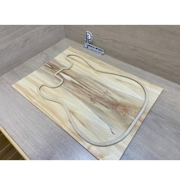 Клён Американский заготовка на топ Смешанный АА 8х188х525 мм - 2 шт. (книжкой)-0