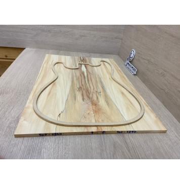 Клён Американский заготовка на топ Смешанный АА 8х188х525 мм - 2 шт. (книжкой)-10