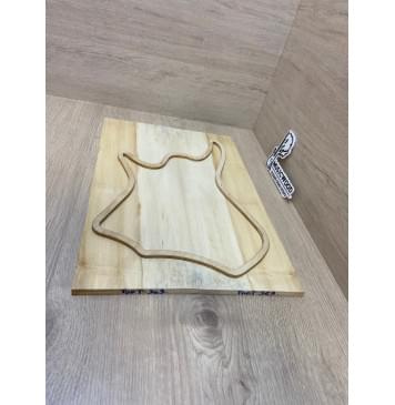 Клён Американский заготовка на топ для Тревел гитары Радиал А 8х144х425 мм - 2 шт. (книжкой)-2