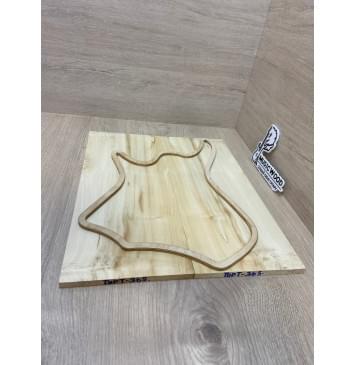 Клён Американский заготовка на топ для Тревел гитары Смешанный АА 8х154х375 мм - 2 шт. (книжкой)-2