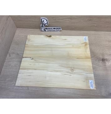 Клён Американский заготовка на топ для Тревел гитары Смешанный АА 8х154х375 мм - 2 шт. (книжкой)-10