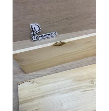 Клён Американский заготовка на топ для Тревел гитары Смешанный АА 8х154х375 мм - 2 шт. (книжкой)-7