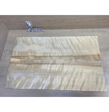 Берёза Пламенная заготовка на топ Радиал АА Волна ААА 10х190х630 мм - 2шт (книжкой)-5