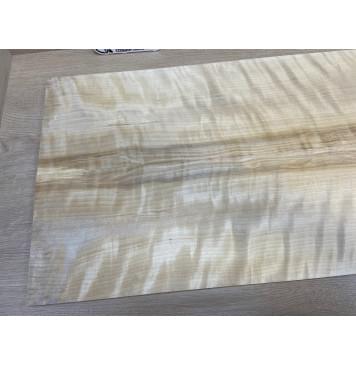 Берёза Пламенная заготовка на топ Радиал АА Волна ААА 10х190х630 мм - 2шт (книжкой)-7