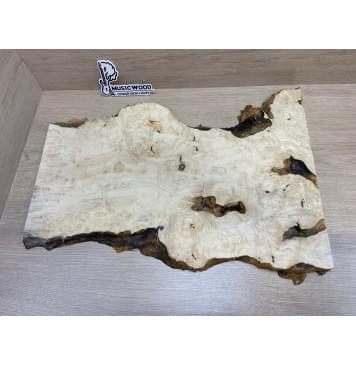 Клён Американский Каповый заготовка на топ под заливку Смешанный АА Кап ААА 22х410-240х595-580 мм (цельный)-0