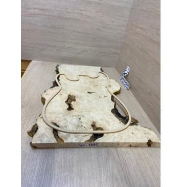 Клён Американский Каповый заготовка на топ под заливку Смешанный АА Кап ААА 22х410-240х595-580 мм (цельный)-7