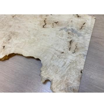 Клён Американский Каповый заготовка на топ под заливку Смешанный АА Кап ААА 22х410-240х595-580 мм (цельный)-9