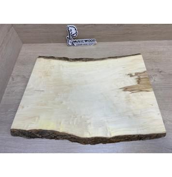 Клён Американский заготовка на топ для Тревел гитары Смешанный АА 21.5х285-270х475-440 мм (цельный)-0