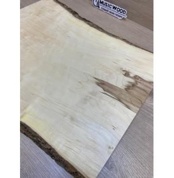 Клён Американский заготовка на топ для Тревел гитары Смешанный АА 21.5х285-270х475-440 мм (цельный)-4