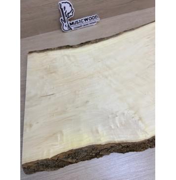 Клён Американский заготовка на топ для Тревел гитары Смешанный АА 21.5х285-270х475-440 мм (цельный)-3