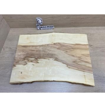 Клён Американский заготовка на топ для Тревел гитары Смешанный АА 21.5х285-270х475-440 мм (цельный)-9